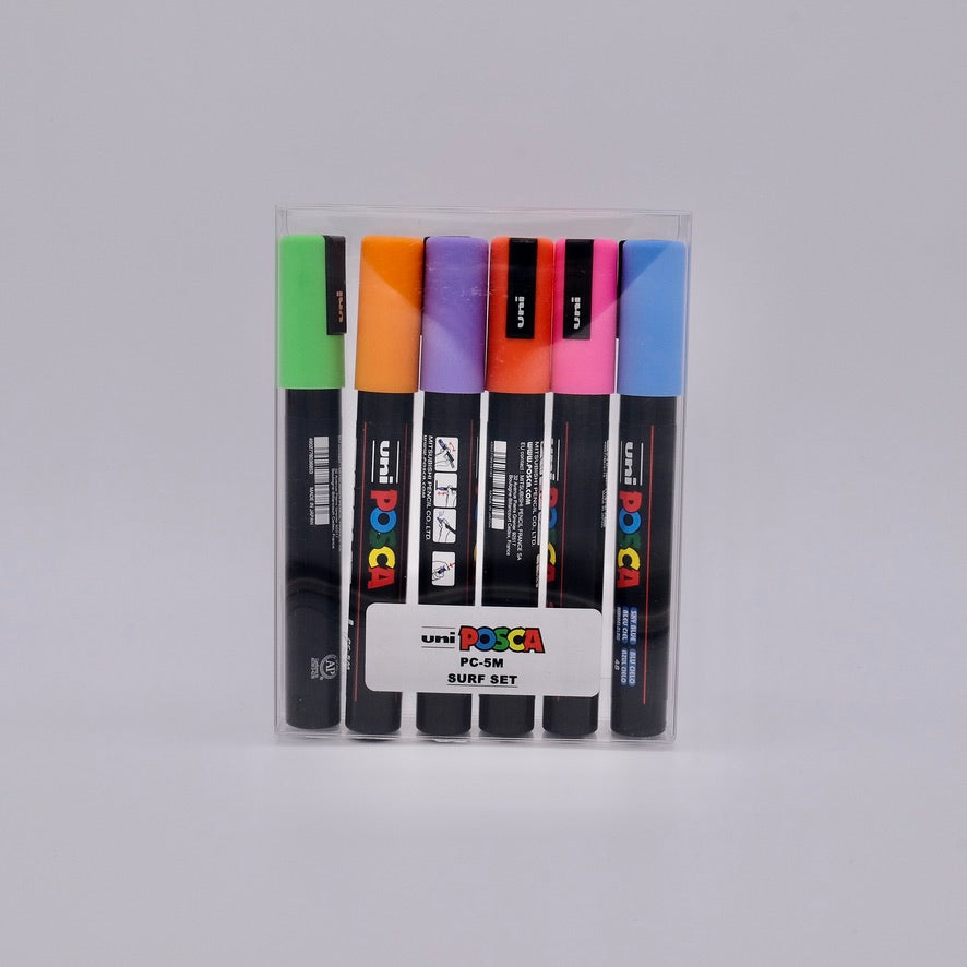 Posca PC-5M Paint Markers — Surf (6-Pack)