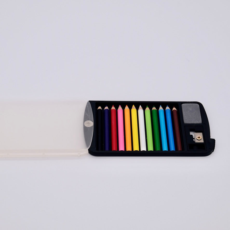 Clear Mini Staff Color Pencils (Set of 12)