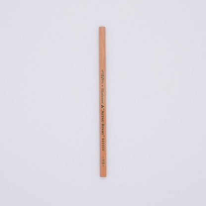 Wooden ruler on a white background