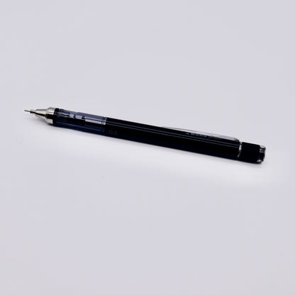 Black mechanical pencil on a white background